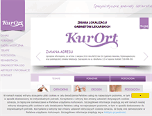 Tablet Screenshot of kur-ort.pl
